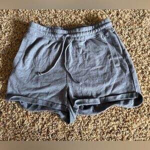 Threads 4 Thought blue fleece lounge shorts size medium